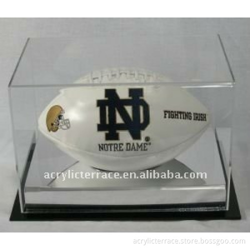 Transparent Acrylic Mirrored Football Holder